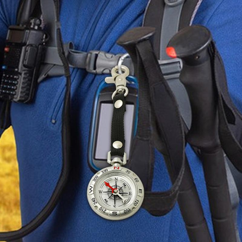 Outdoor Adventure Guide - Mini Survival Compass Portable Outdoor Camping