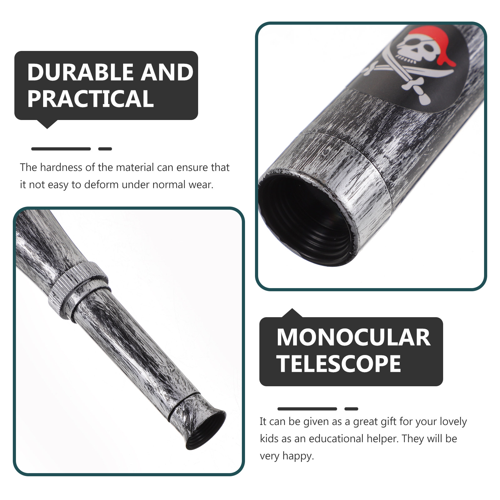 6Pcs Kids Pirate Monocular Tel - đánh giá và giá Outdoor Adventure Educator