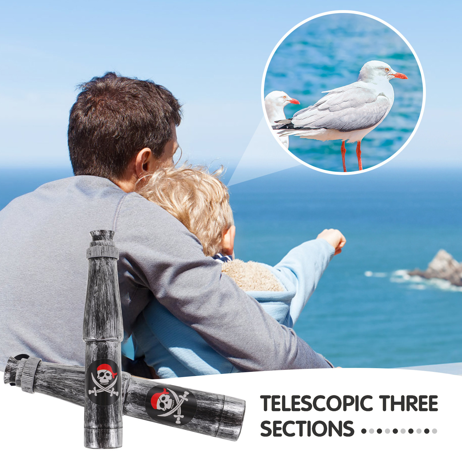 6Pcs Kids Pirate Monocular Tel - đánh giá và giá Outdoor Adventure Educator